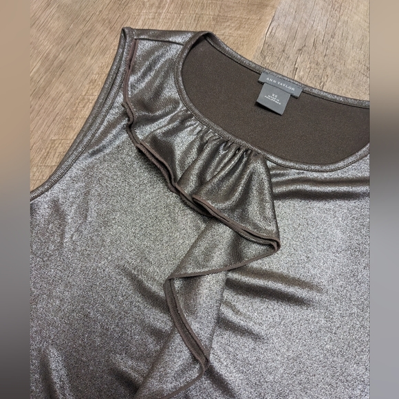 Ann Taylor Metallic Sleeveless Top - Picture 3 of 7